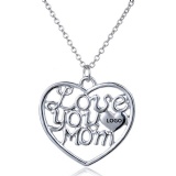 love you mom necklace