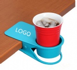Plastic cup holder with powerful clips