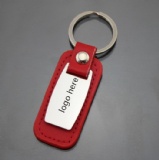 key-chain with PU leather