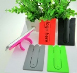 silicone phone wallet with stand