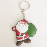 Santa Claus/Father Christmas Green Sack Keychain