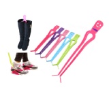 2 In 1 Plastic Shoe Horn and Boot Stand Smile