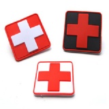Red cross rescue badge