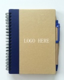 Eco Spiral Notebook and Pen