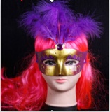 Feather cosmetic dancing mask