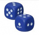 Dice shaped stress reliever