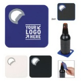Square Coaster With Bottle Opener