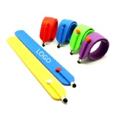 Silicone Slap Stylus Bracelet with touch Pen