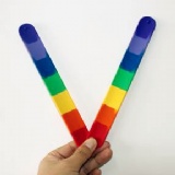 rainbow slap silicone bracelet