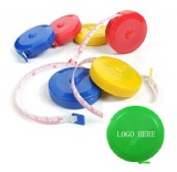 Plastic Round Tape Measure with Rulers(150cm/60Inch)